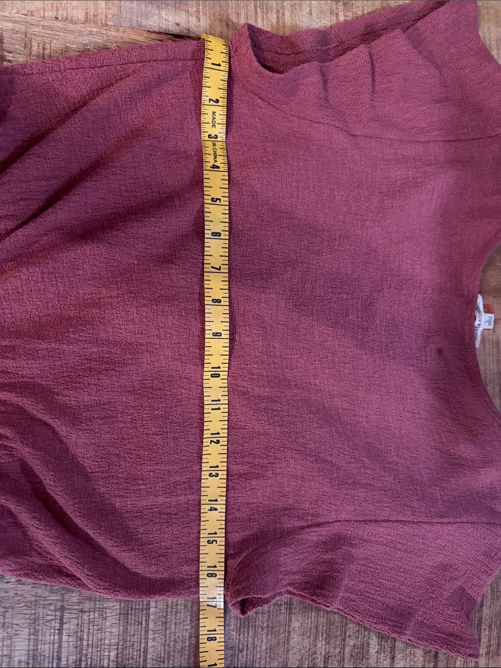 Women’s Tiered Wrap-Front Dress in a deep sienna color (pumpkin spice)NWT - Picture 4 of 7